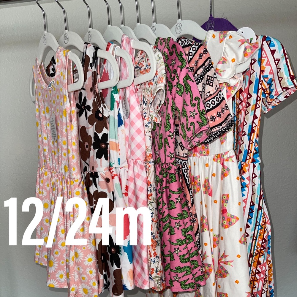 Bundle of dresses size 12/24m for @meho82